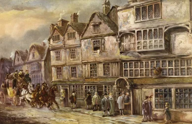 The Cock Tavern, Bishopsgate Street, Londen